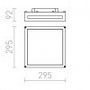 Přisazená - RED R10359 Venkovní svítidlo PLAKA stropní černá 230V E27 2x26W IP54 - RED - DESIGN RENDL - foto 4