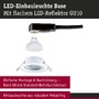 Kruhová - P 94947 LED vestavné svítidlo Base GU10 Flat výklopné 4W 230V 2700K bílá - PAULMANN - foto 4