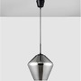 Kónická - NV 9724102 Závěsné svítidlo VEIRO chromové sklo / černý kov / černý kabel E27 1x12W 230V IP20 bez žárovky - NOVA LUCE - foto 4