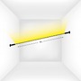 Pomocné příslušenství - SLC S40140X VÝPRODEJ VZORKU - Profil SLC Skyline Black 11mm PVC 4m + LED pásek IP20 2700K vč. driveru 24V 100W - TLG - foto 4
