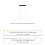Podélná - PN 8377-13 Svítidlo závěsné PURE-LITE LED 160cm s nastavitelnou barvou světla 2700/3800/5000K a bezdotykovým stmívačem antracit - PAUL NEUHAUS - foto 4