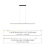 Podélná - PN 8377-13 Svítidlo závěsné PURE-LITE LED kartáč.antracit 160cm s nastavitelnou barvou světla 2700/3800/5000K a bezdotykovým stmívačem - PAUL NEUHAUS - foto 4