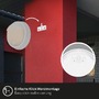 Nástěnná - BRI 3784016 Puni LED venkovní nástěnné svítidlo, nabíjecí, 3 krokový dotykový stmívač, časovač, bílé - BRILONER - foto 4