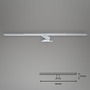 K zrcadlu - BRI 2104118 LED svítidlo k zrcadlu 60 cm 8W 780lm chrom (starý kód: BRI 2104-118) - BRILONER - foto 4