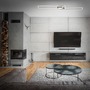 Hranatá - BRILO 3050-018 LED CCT rám 110 cm 40W 5200lm chrom - BRILO - foto 4
