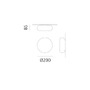 Kruhová - AR DX0060M10 Itka 20 nástěnné/stropní - ARTEMIDE - foto 4