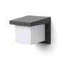 Nástěnná - RED R12560X VÝPRODEJ VZORKU - HIDE SQ nástěnná antracitová 230V E27 13W IP44 - RED - DESIGN RENDL - foto 4