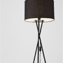 Stojací lampy - NV 9050160 Stojací lampa RETRO černé stínidlo černý kov E27 1x12W 230V IP20 bez žárovky - NOVA LUCE - foto 4