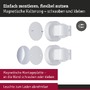 Nepřímé osvětlení - P 71291 LED nabíjecí nástěnné svítidlo Zorik IP44 stmívatelné 2700K 100mm 2x1,1W bílá - PAULMANN - foto 4