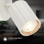 Bodová - BRI 2324016 Skaft nástěnné svítidlo - GU10 patice, max. 9W, nastavitelné, bílá - BRILONER - foto 4