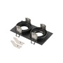 Hranatá - LA 1008007 NEW TRIA® 155 podhledový kroužek, D: 17 Š: 9 V: 4 cm, dvousvítidlo, IP 20, černý - BIG WHITE (SLV) - foto 4