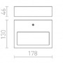Nástěnná - RED R11752 CHLOE nástěnná  nerez 230V LED 9W IP65  3000K - RED - DESIGN RENDL - foto 4