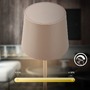 Stolní lampy dekorační - BRILO 7708011 Bota stolní lampa - 1,8W, 120lm, nabíjecí, LED, stmívatelné, dotykový vypínač, teplá bílá, béžová - BRILO - foto 4