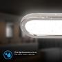 Koupelnová - BRI 2193018 BRILONER Pil svítidlo k zrcadlu - 10W, 1200lm, LED, přímé a nepřímé osvětlení, 35cm, neutrální bílá, chrom 2193018 - foto 4