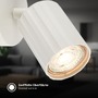 Bodová - BRI 2324016 Skaft nástěnné svítidlo - GU10 patice, max. 9W, nastavitelné, bílá - BRILONER - foto 4