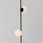 Stojací lampy - NV 9061437 Stojací lampa NUVOLE LED černý hliník a čiré sklo 3000K 16W - NOVA LUCE - foto 4