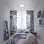 Kruhová - BRILO 3071-014 LED stropní svítidlo hvězdné nebe, pr. 38 cm, 24 W, 3000 lm, stříbrná - BRILO - foto 4