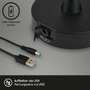 Na stůl - BRILO 7032-415 LED venkovní stolní lampa s dotykovým vypínačem, pr.30 cm, LED modul, 3 W, 340 Lm, černá - BRILO - foto 4