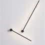 Nepřímé osvětlení - NV 9009324 Nástěnné svítidlo SYNTHESI černý hliník a akryl LED 25W 230V 3000K IP20 - NOVA LUCE - foto 4