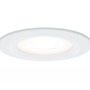 Kruhová - P 93631 Zápustné svítidlo Nova IP44 kulaté bílá 1ks max. 35W GU10 - PAULMANN - foto 4