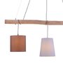 Vícečetná - LD 15460-23 DAMIAN Závěsné svítidlo, dřevo, 3-ramenné, moderní - LEUCHTEN DIREKT / JUST LIGHT - foto 4
