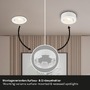 Bodová - BRI 7991016 LED vestavné / přisazené bodové svítidlo – pr.90mm, 5W, 230V, teplá bílá, nastavitelné, bílé - BRILONER - foto 4