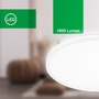 Kruhová - BRILO 3836016 BRILONER Pulap A LED stropní svítidlo, třída A, přímé a nepřímé osvětlení, bílé 3836016 - foto 4