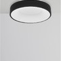 Kruhová - NV 9353831 Stropní svítidlo RANDO THIN černý hliník a akryl LED 30W 230V 3000K IP20 stmívatelné - NOVA LUCE - foto 4