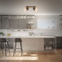 Bodová - BRILO 2742-025 Bodové svítidlo 45 cm 2x E27 40W černá - BRILO - foto 4
