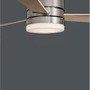 Ventilátory - NV 9953016 Stropní ventilátor se světlem SATIN broušený nikl ocel a sklo dřevěné listy 5 rychlostí 35W LED 18W 3000K - NOVA LUCE - foto 4