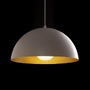 Polokoule - RED R14112 GLADYS 40 závěsná bílá/zlatá 230V E27 30W - RED - DESIGN RENDL - foto 4