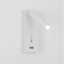 Bodová - NV 9170101 Bodové svítidlo FUSE bílý hliník nastavitelné vypínač na těle - USB nabíjení LED Samsung 3W 3000K IP20 - NOVA LUCE - foto 4