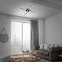 Dekorativní - BRILO 3519-045 LED stropní svítidlo, 60 cm, 21 W, 2900 lm, černá - BRILO - foto 4