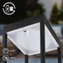 Stolní lampy dekorační - BRILO 7511015 Luca LED bezdrátová lucerna IP44, stmívatelná, dotykový vypínač, černá - BRILO - foto 4