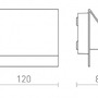 Nástěnná - RED R13561 GERI nástěnná antracitová 230V LED 5W IP54 3000K - RED - DESIGN RENDL - foto 4