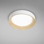 Plafoniéry - FAN I-ARKA-PL50-BCO Stropní LED svítidlo Arka, bílé/dřevo, 35 W, 5000 lm, CCT 3000/4000/6500 K, 50 x 9 cm - FANEUROPE - foto 4