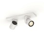 Bodová - PH 8720169318076 Hue 50622/31/P7 Hue WACA Argenta bodové LED svítidlo GU10 2x5,7W 350lm 2000-6500K RGB IP20 bílá - PHILIPS - foto 4