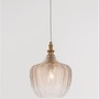 Koule - NV 9191241 Závěsné svítidlo LONI mosazný kov šampaň sklo E27 1x12W 230V IP20 bez žárovky - NOVA LUCE - foto 4