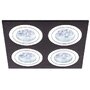 Hranatá - BPM 4215GU Vestavné svítidlo Aluminio Blanco, bílá, 4x50W, 230V - BPM - foto 4