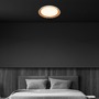 Kruhová - BRILO 3852014 Ijus LED stropní svítidlo, dekor dřeva, svítíci hrana, imitace dřeva - BRILO - foto 4