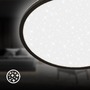 Kruhová - BRILO 7654015 BRILONER Slim svítidlo LED panel pr.37,5 cm - 22W, 3000lm, hvězdné nebe, neutrální bílá, černá 7654015 - foto 4