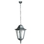 Závěsná - FAN LANT-FIRENZE/S1 Závěsné venkovní svítidlo FIRENZE černá/stříbrná, 1xE27, IP44, 21 x 21 x 136 cm - FANEUROPE - foto 4