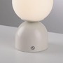Stolní lampy dekorační - LD 19218-39 Kolekce Schöner Wohnen LED bateriové stolní svítidlo RUDI, písková barva, nabíjecí přes USB, 3000-6000K - JUST LIGHT - foto 4