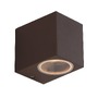 Nástěnná - FAN I-QUBO-AP1 BRO Venkovní nástěnné svítidlo Qubo kortenové, 1xGU10, IP54, 9,3 x 8 x 6,7 cm - FANEUROPE - foto 4