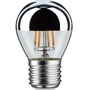 E27 - P 28668 LED kapka 4,8 W E27 zrcadlový svrchlík stříbrná teplá bílá stmívatelné - PAULMANN - foto 4