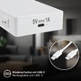 Bodová - BRI 2361016 Cielo lampa na čtení - 2W, 200lm, LED, nabíjecí, stmívatelné, dotykový vypínač, bezdrátové, bílé - BRILONER - foto 4