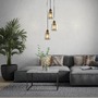 Vícečetná - BRI 4486035 Závěsné svítidlo, 120 cm, 3x E27, max. 10W, kouřová - BRILONER - foto 4