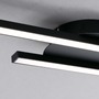 Dekorativní - BRILO 3448-015 LED nástěnné a stropní svítidlo, 55,5 cm, 12 W, černá - BRILO - foto 4