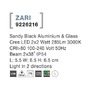 Nástěnná - NV 9226216 Venkovní nástěnné svítidlo ZARI černý hliník a sklo Cree LED 2x2W 3000K 100-240V 2x38st. IP54 světlo ve dvou směrech - NOVA LUCE - foto 4