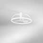 Ventilátory - FAN LED-HADLEY-BCO Stropní ventilátorové LED svítidlo VENTILATORE, 55 W, CCT, 5250 lm, bílá, pr. 60 x 25 cm - FANEUROPE - foto 4